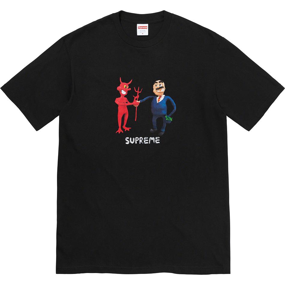 Camiseta Supreme Business Tee Negras | Supreme 418HK